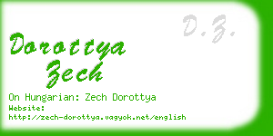 dorottya zech business card